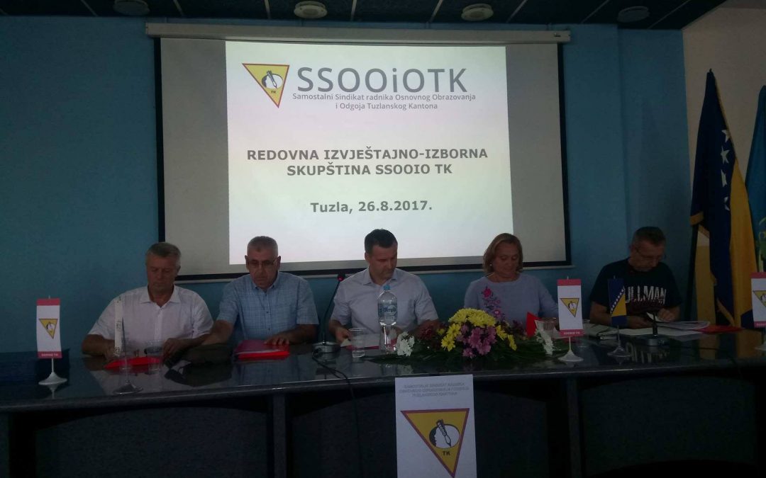 Dana 26.08.2017.godine odana je izborno -izvještajna Skupština SSOOiO TK